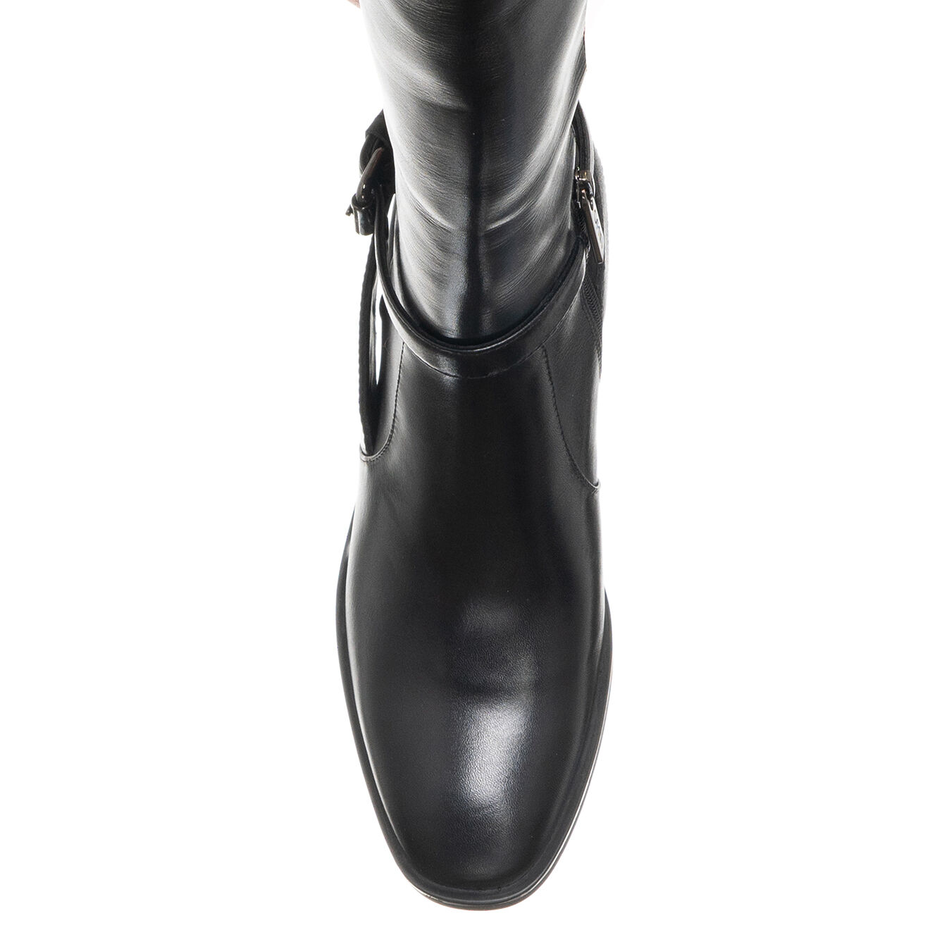 Liu-Jo Bottes en Cuir Bess noires  - Talon 6.5 cm