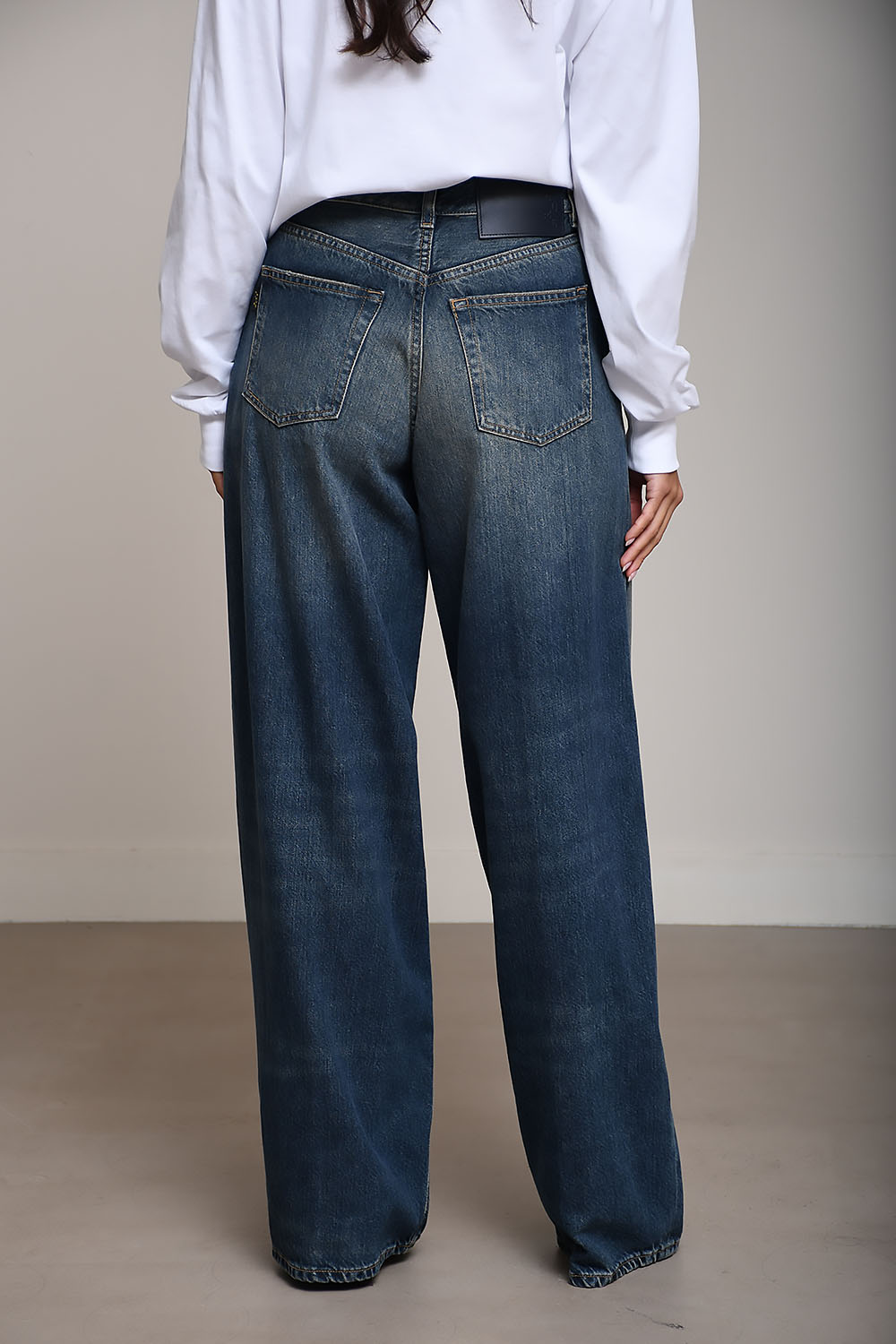 Bethany denim wide leg jeans