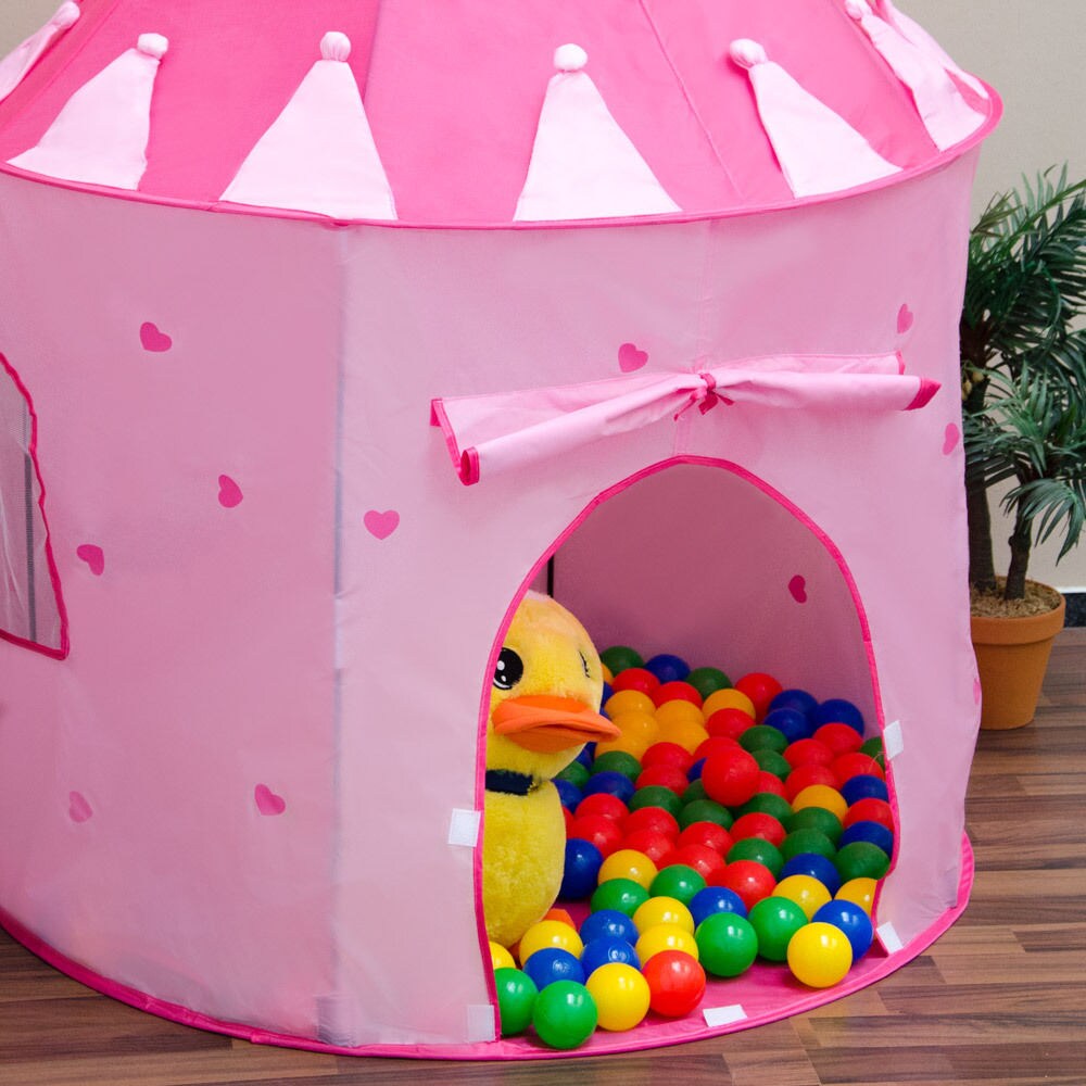 Spielset Kinderspielzelt Shanti inkl. 200 Bällebadbällen | Spielzelt Spielhaus für Mädchen | Kinder-