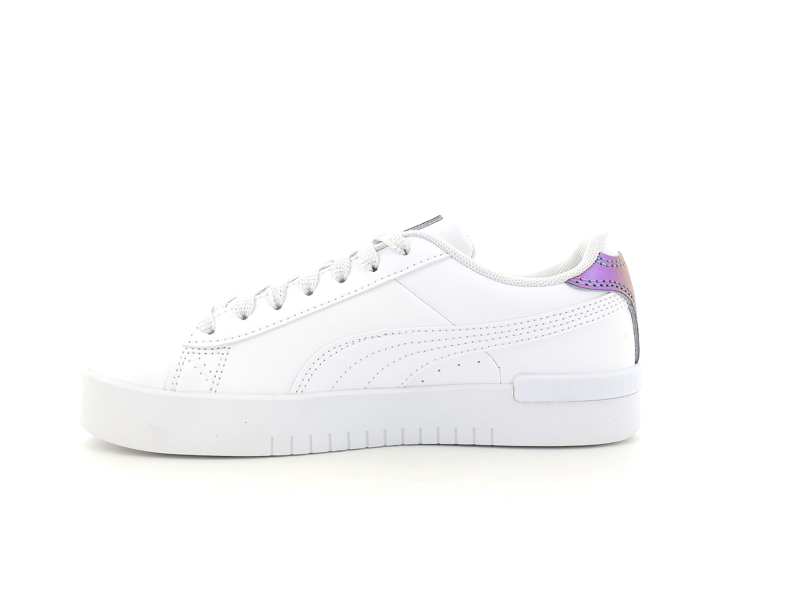 Puma-386194 Synthétique Blanc Argent