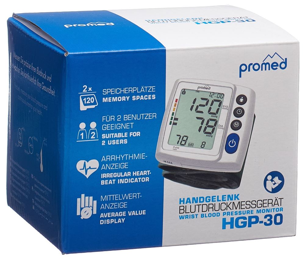 Promed Handgelenk Blutdruckmessgerät HGP 30 1 Stk