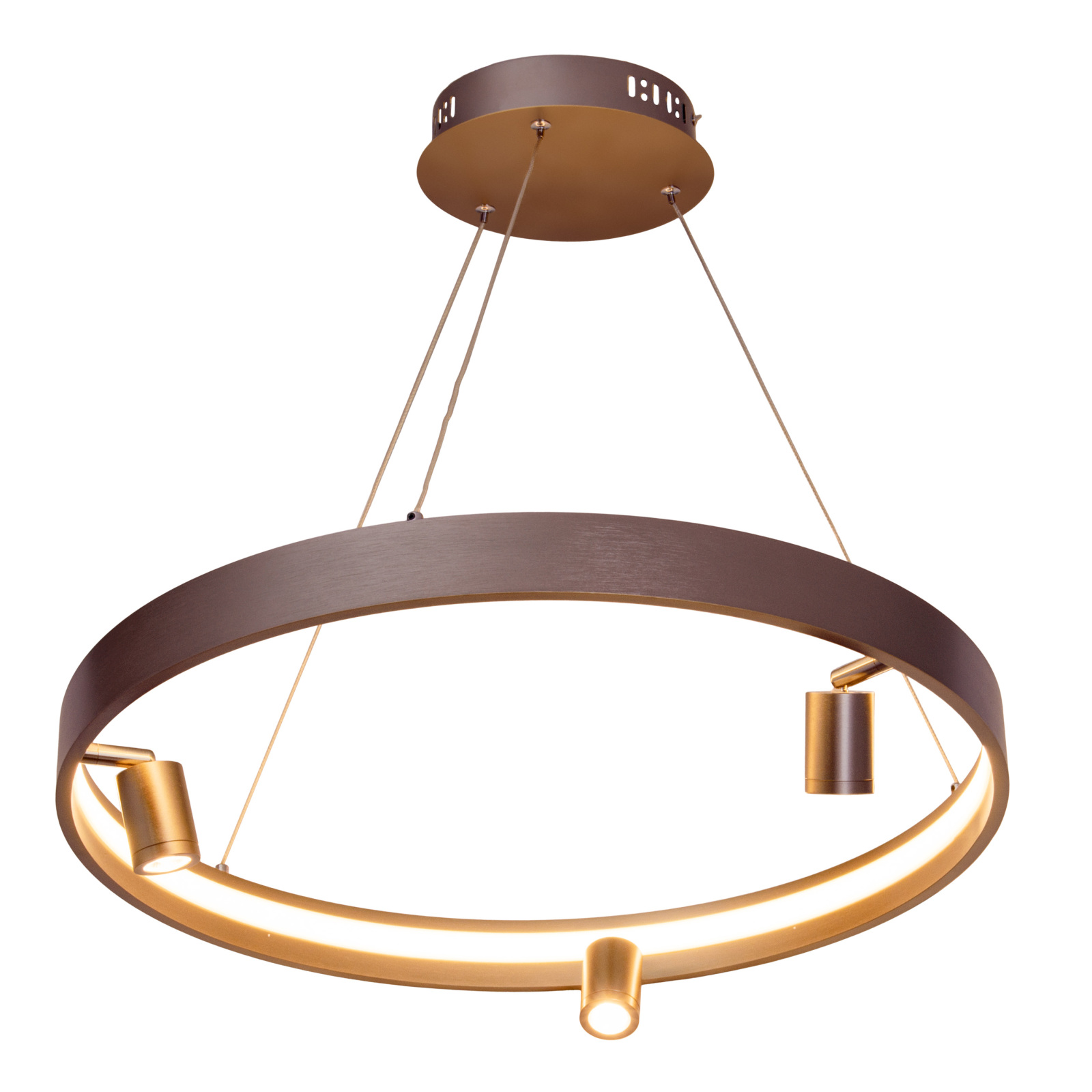 LED-Pendelleuchte TRISTAN - Stahl - 150 cm - dimmbar