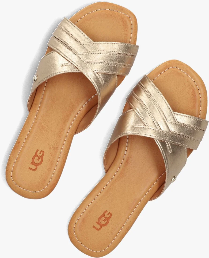 UGG gouden ugg slippers w kenleigh slide