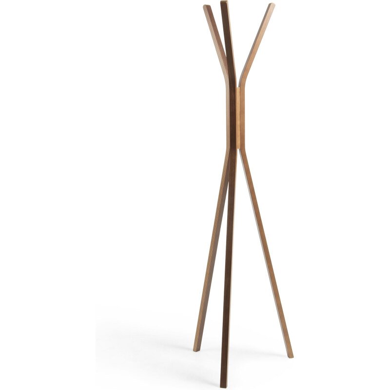 Porte-manteaux Chelsey bois massif d'hévéa 170 cm