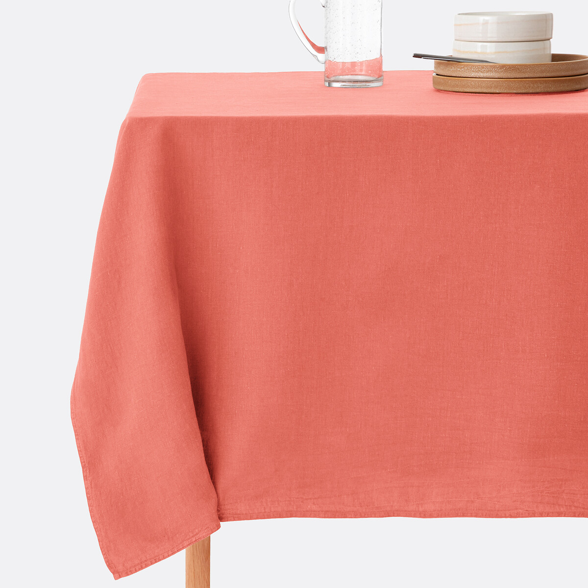 LA REDOUTE INTERIEURS<br>Toalha de mesa em linho lavado, Victorine