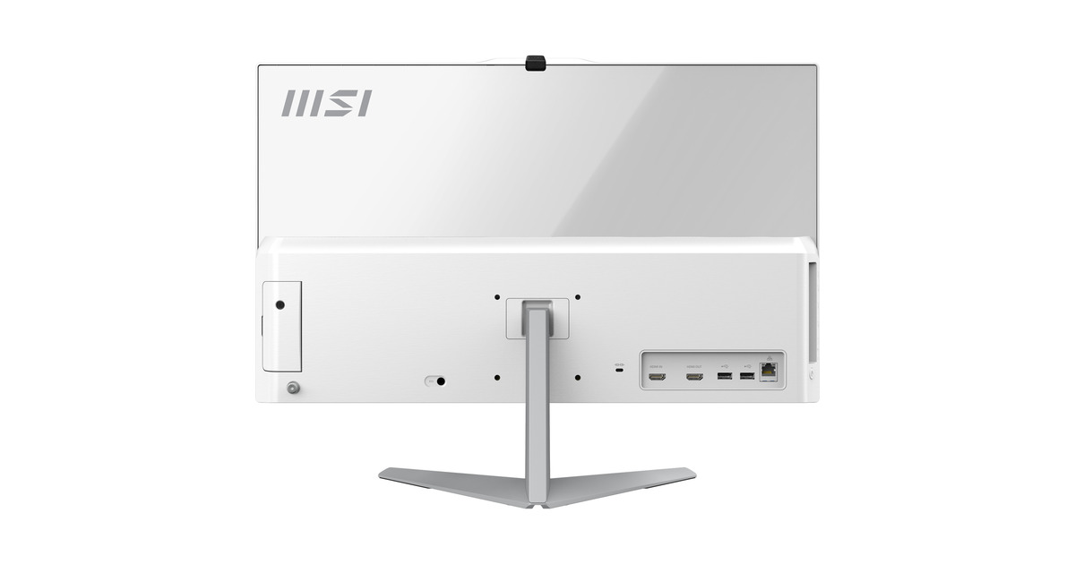 MSIModern AM242 1M-1220EU all-in-one pc  (Wit | Core 5 120U | Intel Graphics | 8 GB | 512 GB SSD)