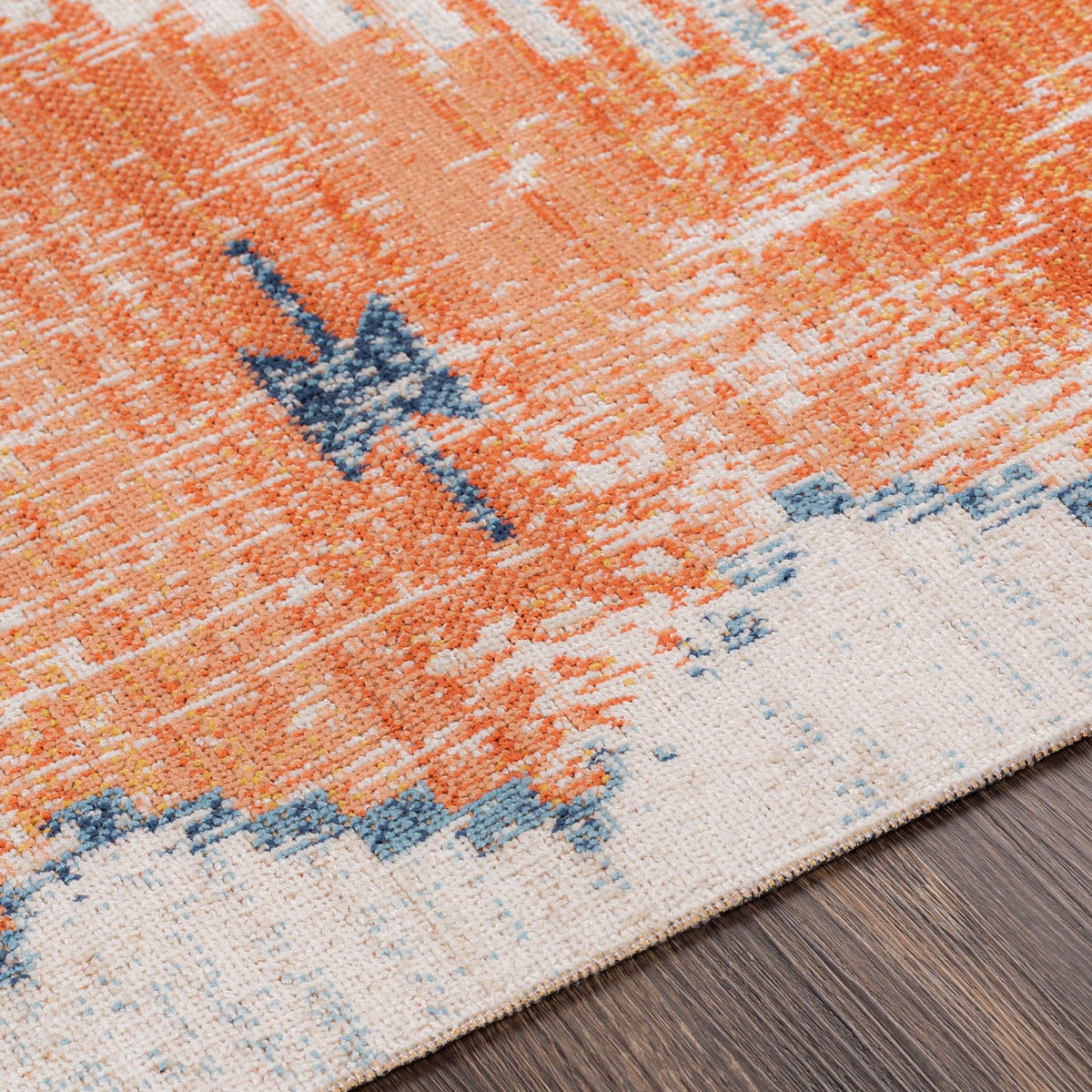 Binnen-/buitentapijt rood/blauw 200x275 cm NAWEL