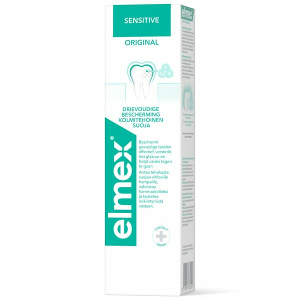 Elmex Tandpasta Sensitive 0% Colorants75 ml