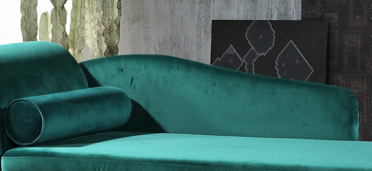 KAWOLA Polsterliege Bettsofa Recamiere Sarah Ottomane Bettkasten Recamiere mit Schlaffunktion (163 x 77 x 73)