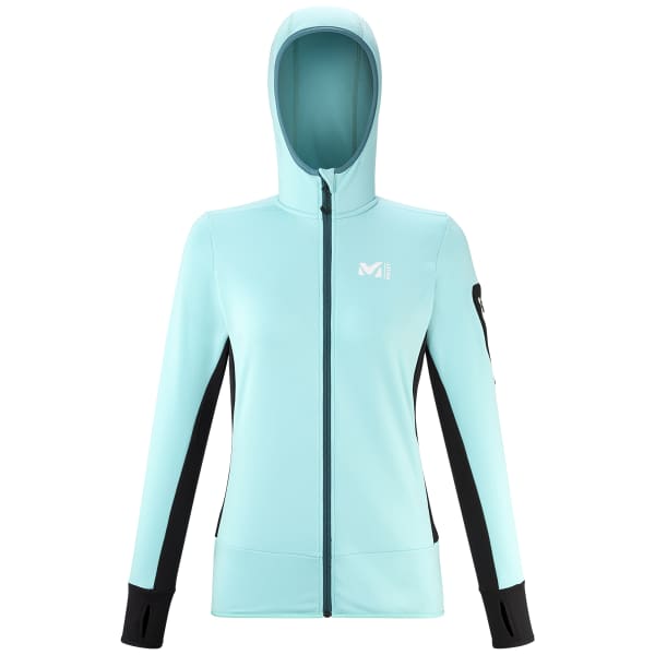 Veste polaire ski rando MILLET RUTOR THERMAL HOODIE W ARUBA/BLACK