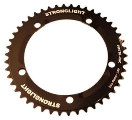 PLATEAU ROUTE DIAM 144 EXTER 46DTS NOIR ALU 7075 TRACK STRONG (PISTE) 5 BRANCHES