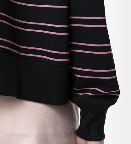 Dickies Sweatshirt - Westover - Schwarz/Rose Gestreift