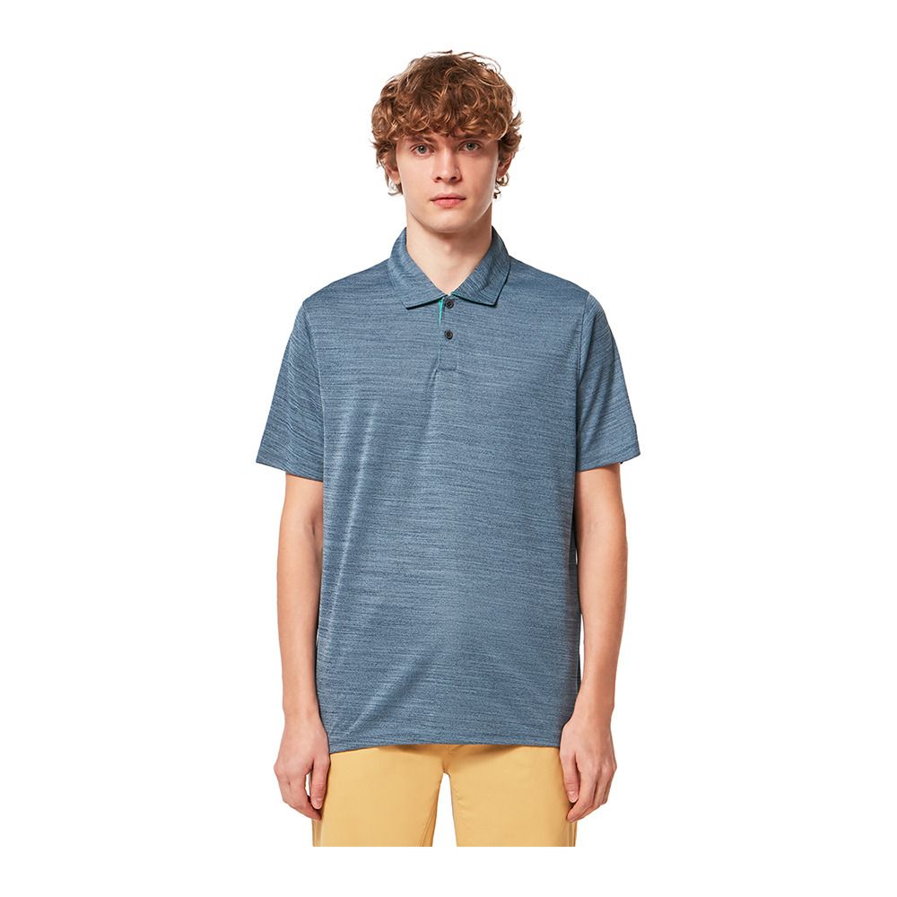 Oakley AERO HYDROLIX - Polo Homme aurora blue hthr