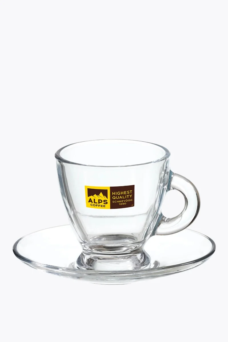 Alps Coffee Dark Roast 1kg + Gratis Glas Espressotasse