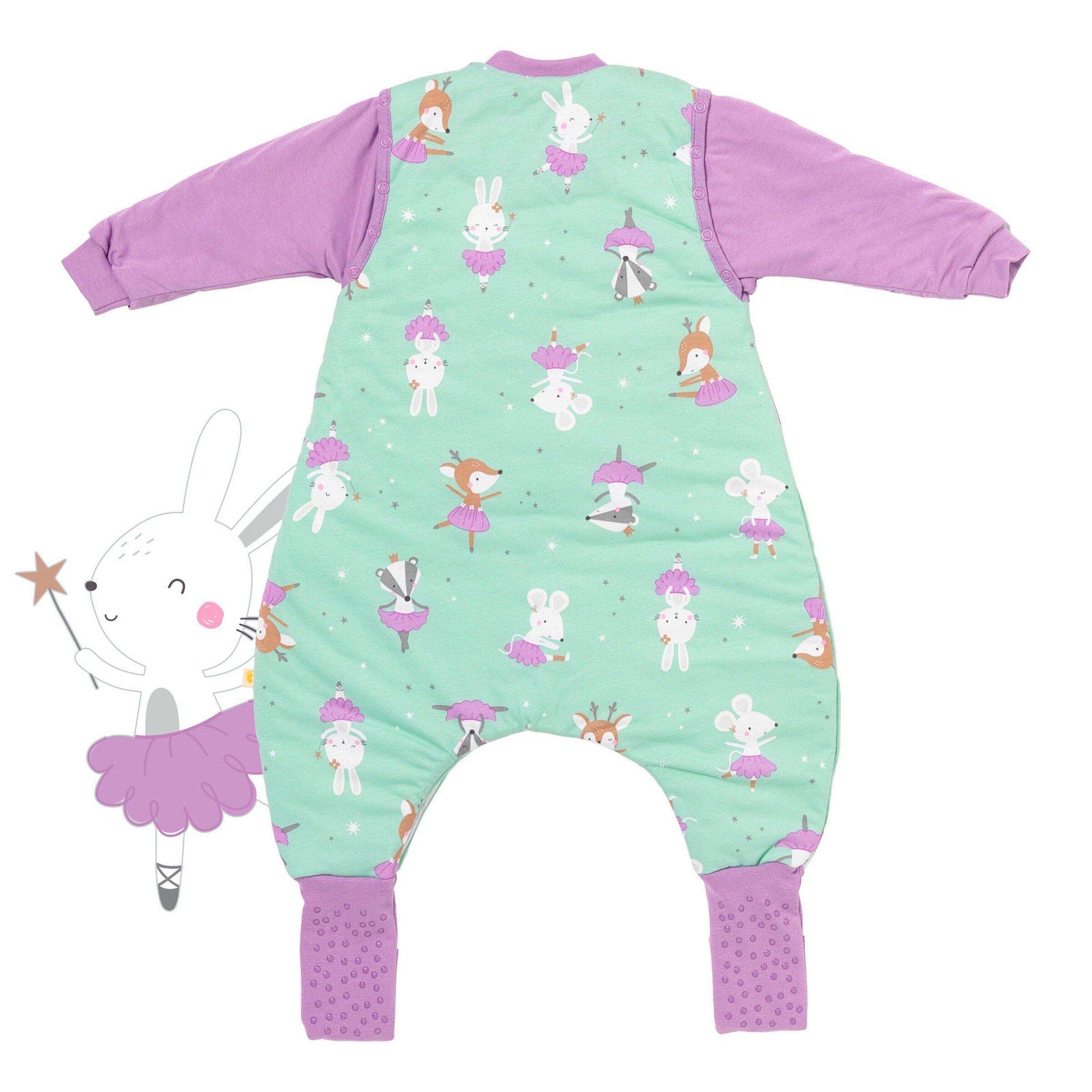 schlummersack Schlafsack mit Füßen 1.0 Tog Ballerina