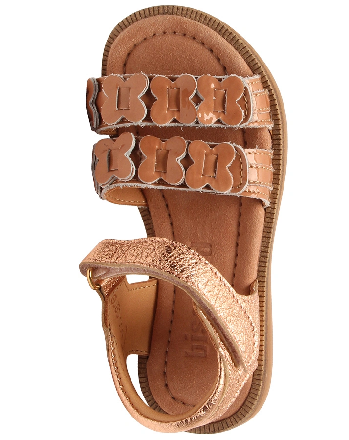 Sandalen CANA O in nougat patent