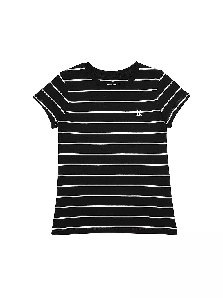 CALVIN KLEIN JEANS Mädchen T-Shirt 2er Pkg  schwarz