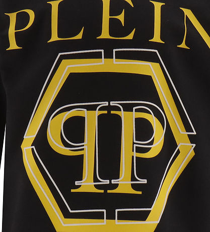 Philipp Plein H?ttetr?je - Sort/Gul m. Print