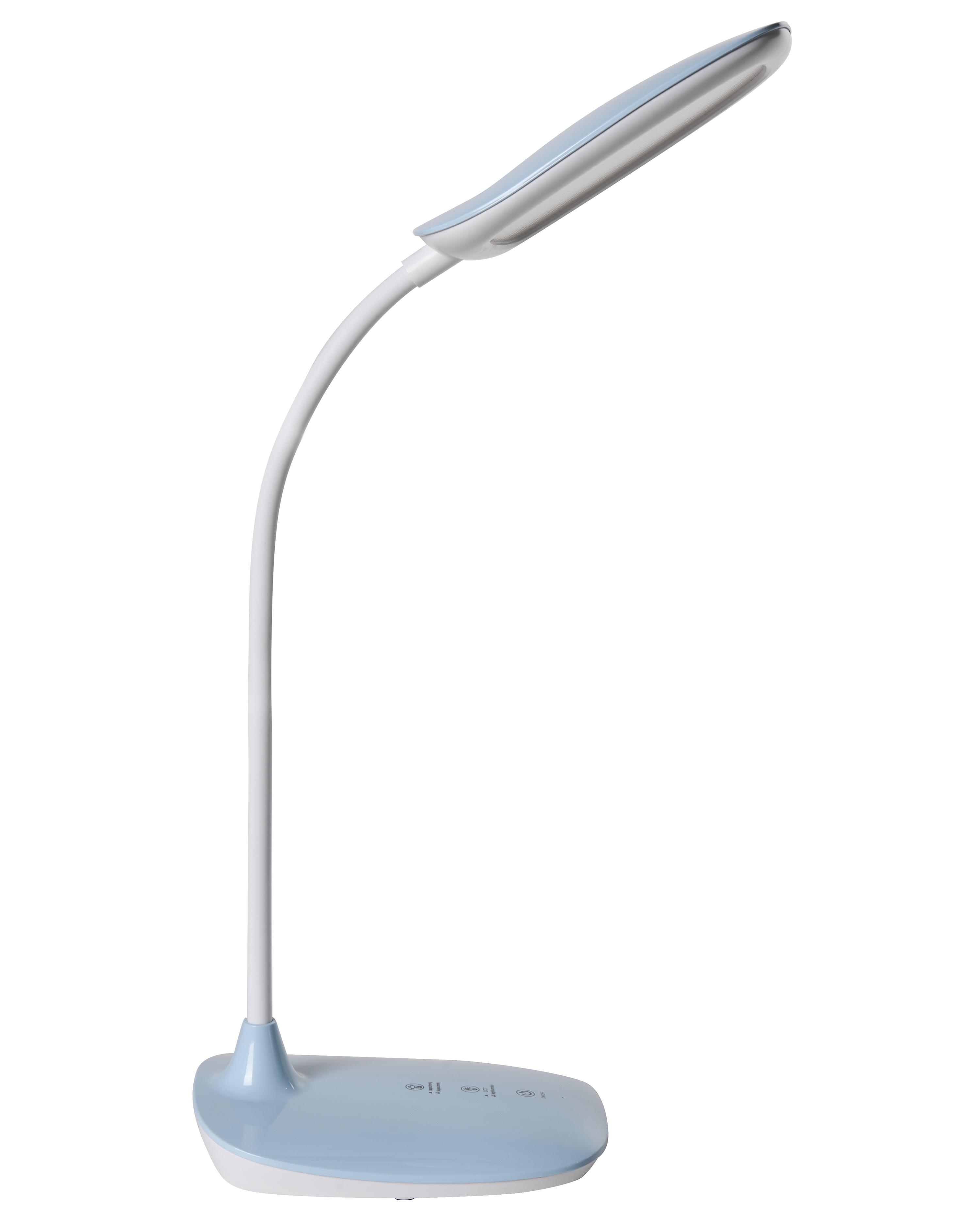LED bureaulamp HYDRA met dimmer Lichtblauw