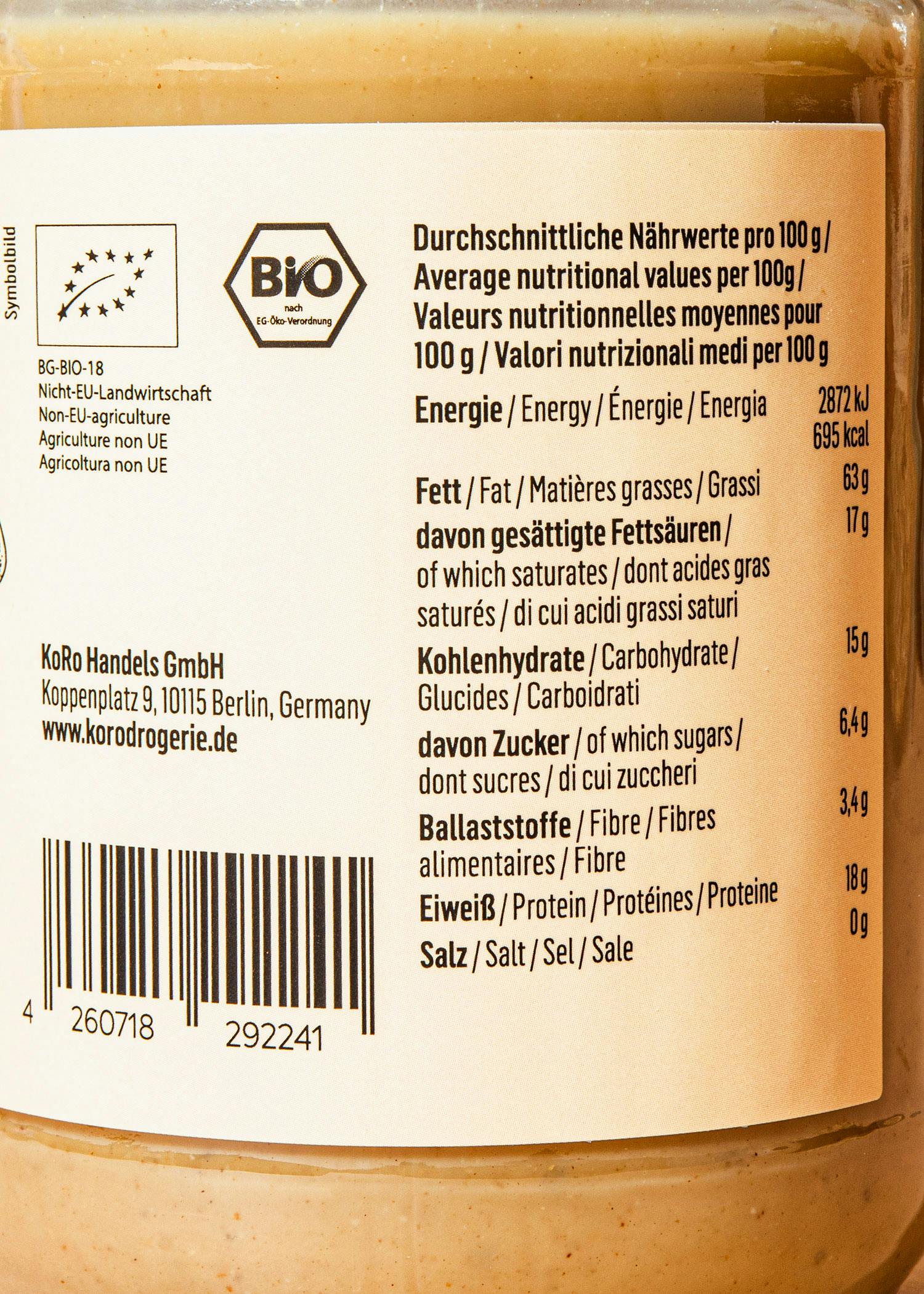Bio Pinienkernmus 500 g