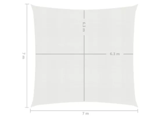 Voile d'ombrage 160 g/m² blanche 02_0009045