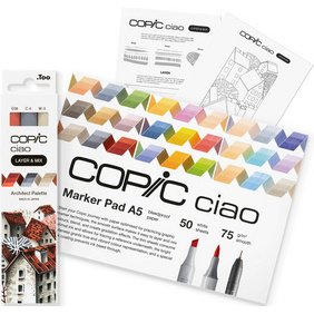 Marqueur ciao 'LAYER & MIX Starter Set', Architect