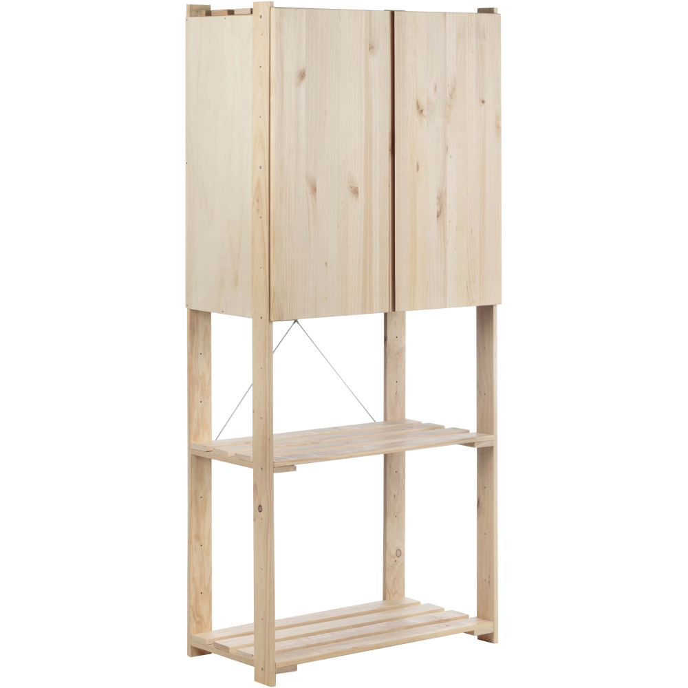 Etagère en pin massif nova 76.5 x 38.5 x 174.5 cm