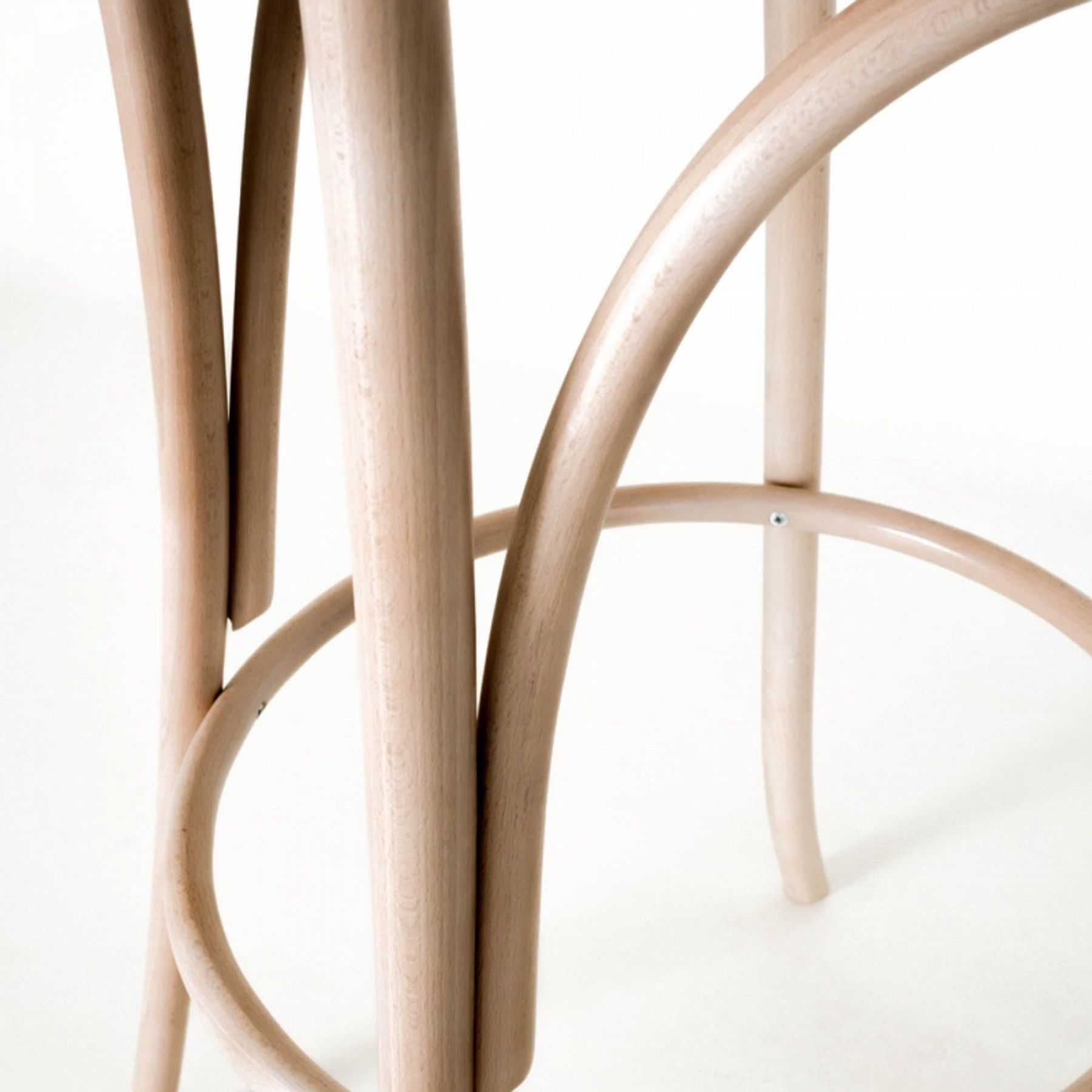 Vienna kruk whitewash - 75 cm