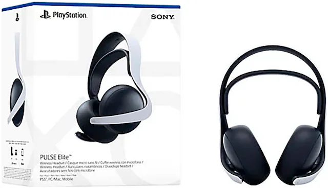 PlayStation 5 Gaming-Headset »PULSE Elite™ Wireless-Headset« Bluetooth Multi-Point-Verbindung | Rauschunterdrückung | Stummschaltung