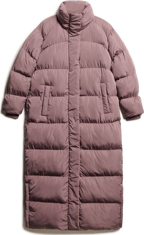 Superdry - Maxi Lange Pufferjas - Dames - Gewatteerde Jassen