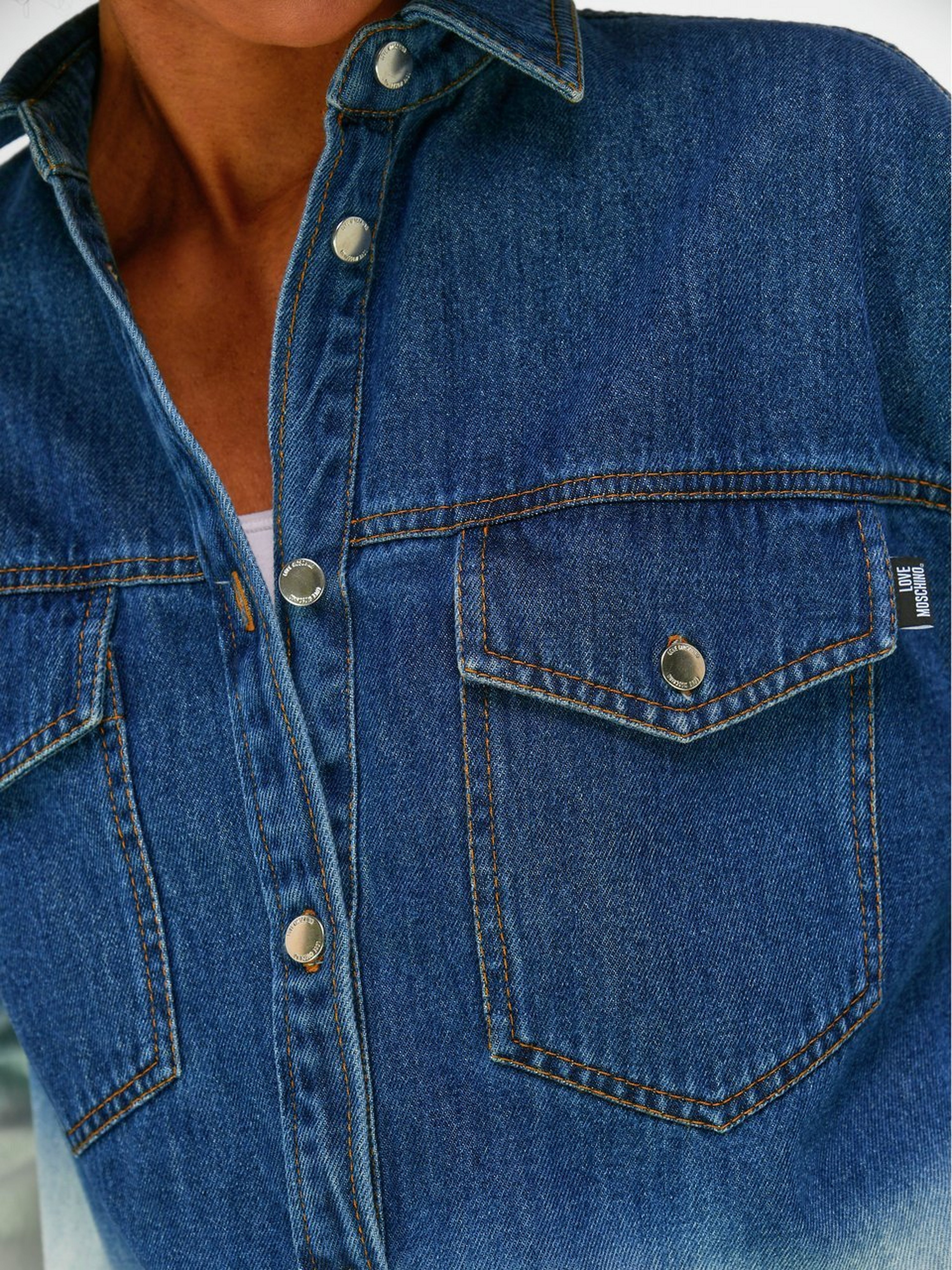 Jeansbluse