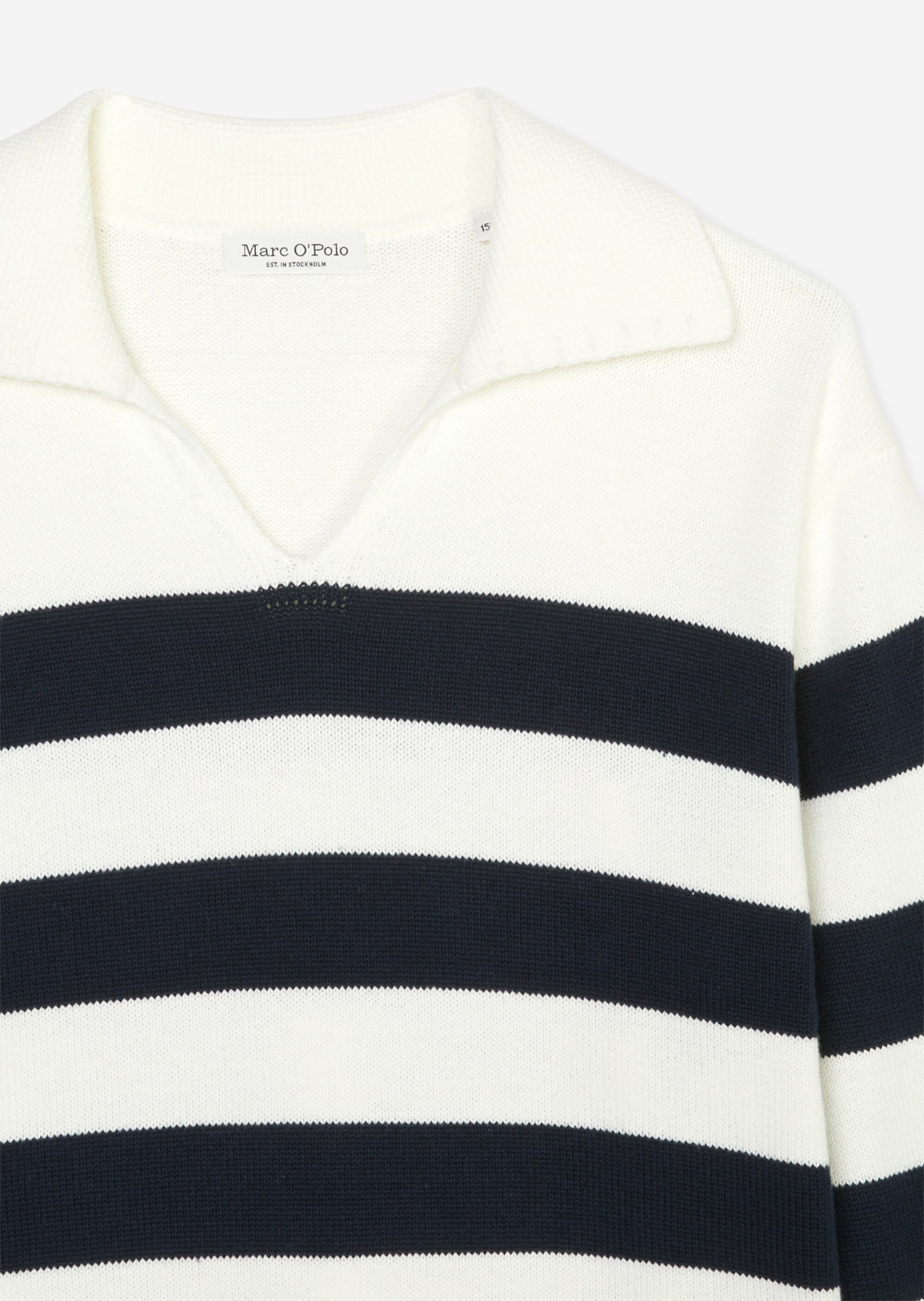 TEENS-GIRLS Pullover mit Umlegekragen mit garngefärbten Streifen