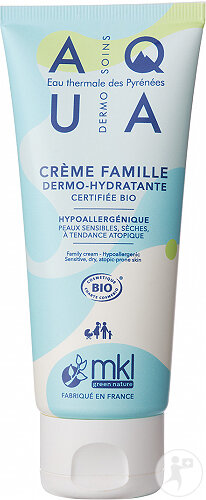 MKL Green Nature Aqua Crème Famille Dermo-Hydratante Bio Tube 100ml