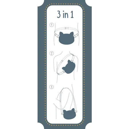 Die Spiegelburg Hip Bag Fuchs - Tierisches Taschentheater