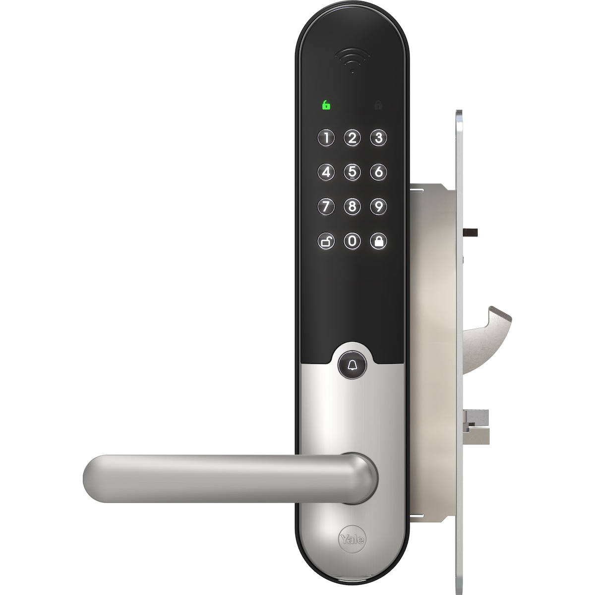 Yale Doorman L3S Flex digital dørlås (børstet stål)