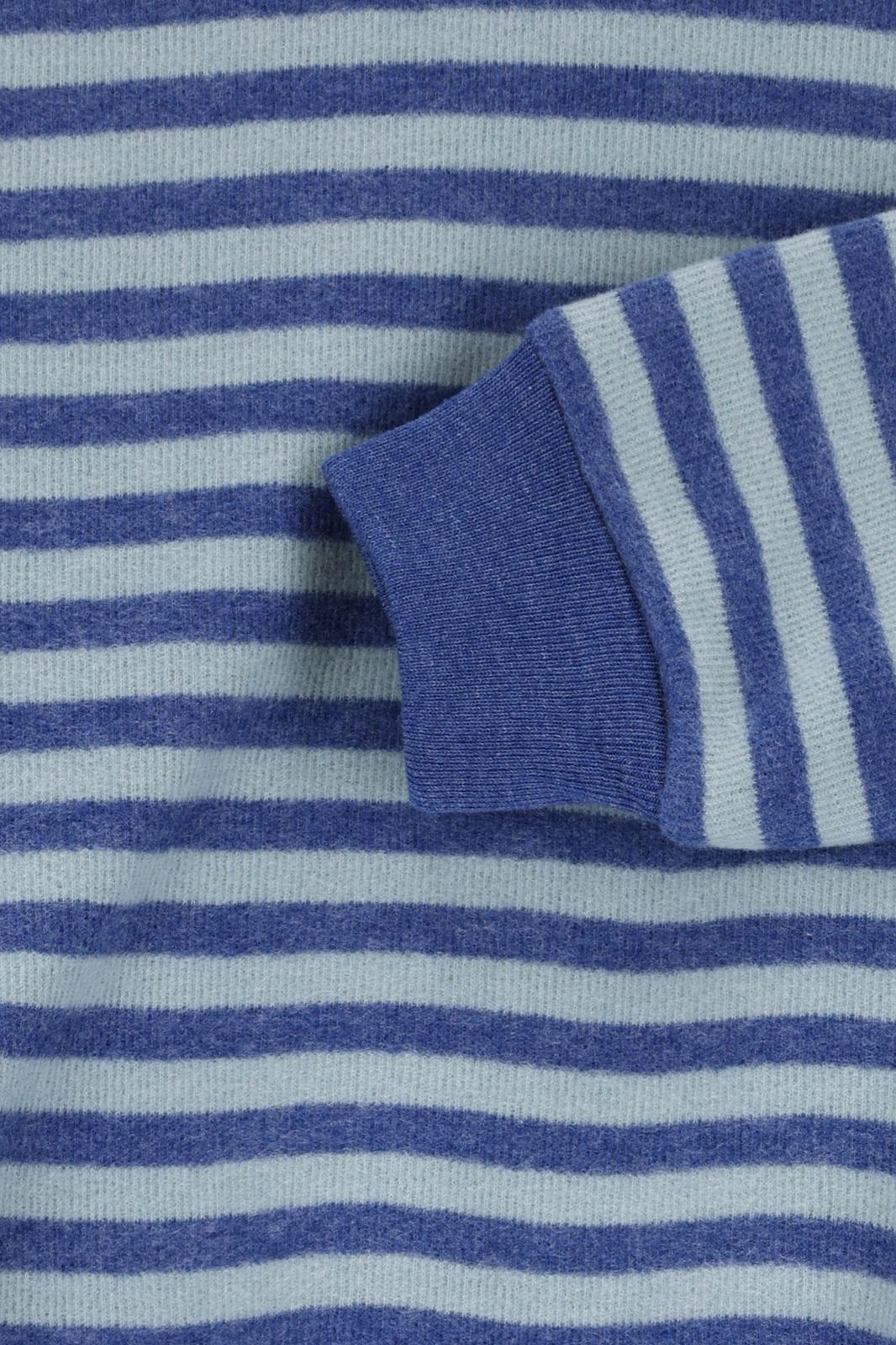 Blauw gestreepte sweater