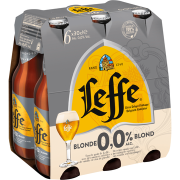 Leffe Belgisch Abdijbier Blond Flessen 6 x 30 cl