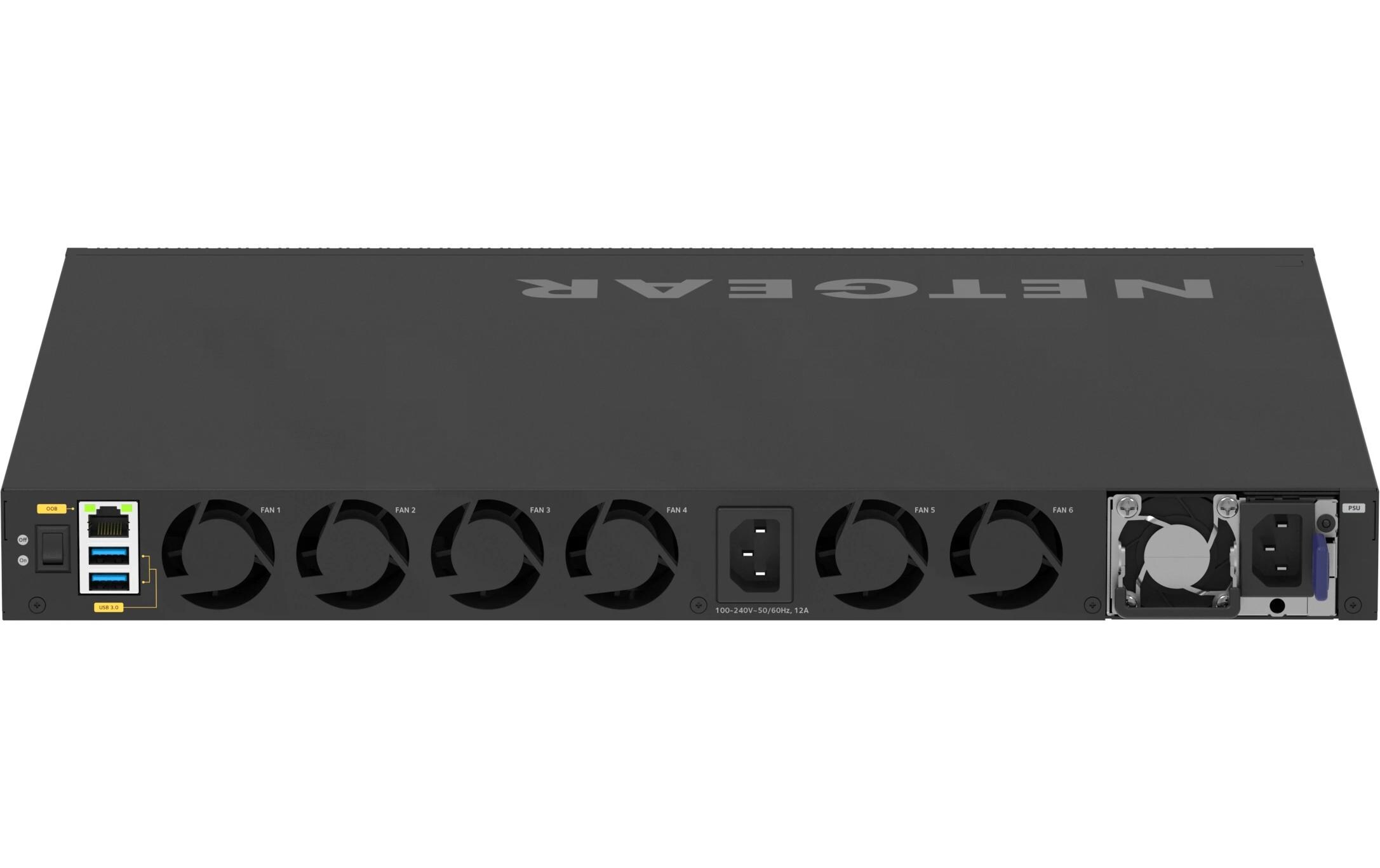 PoE++ Switch AV Line M4350-40X4C 44 Port<br>40x10G/Multi-Gig PoE++ (196W - 1676W PoE-Leistung) und 4xQSFP28 (100G) Managed Switch