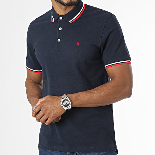 Polo Manches Courtes Paulos Bleu Marine
