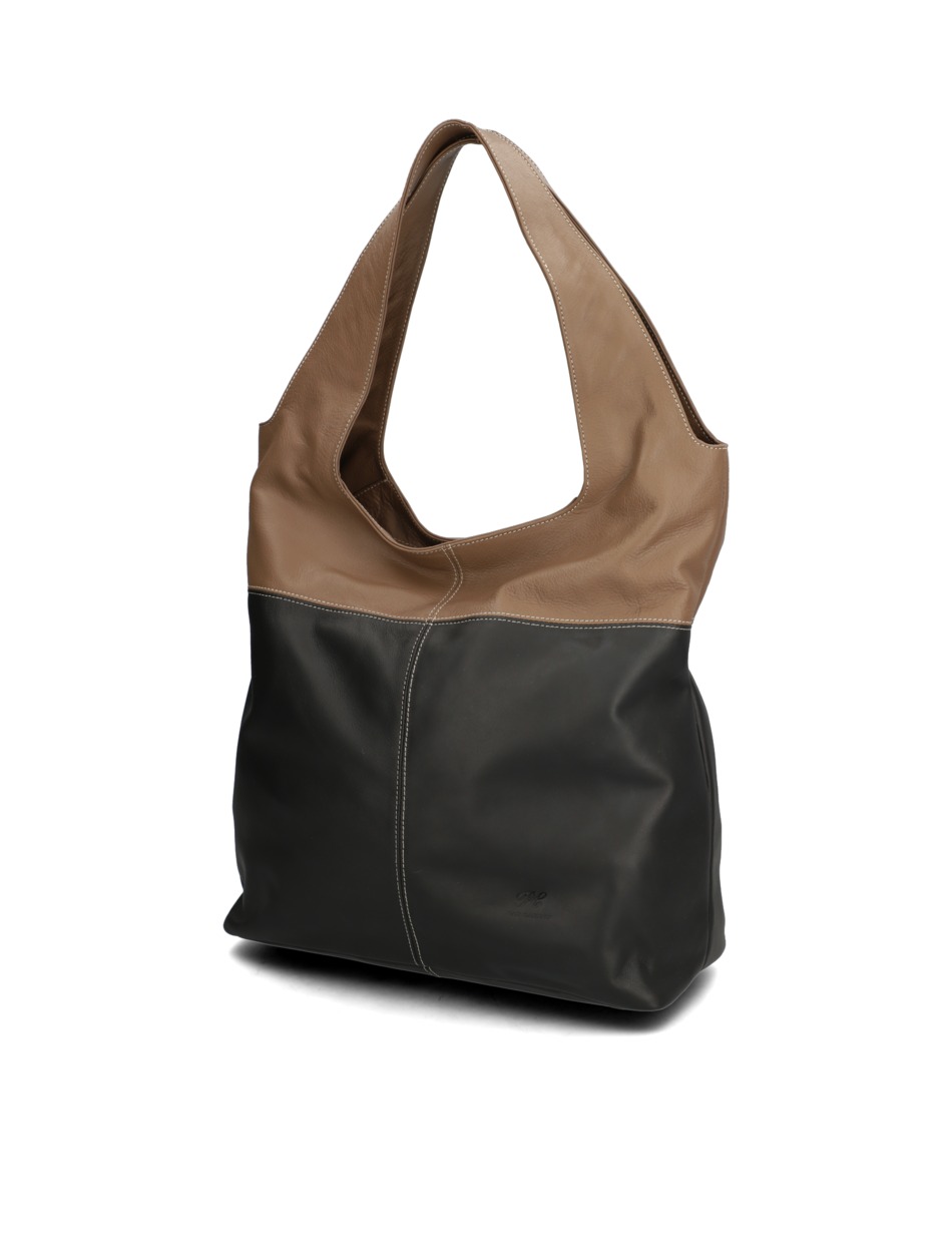 Glattleder Hobo Bag
