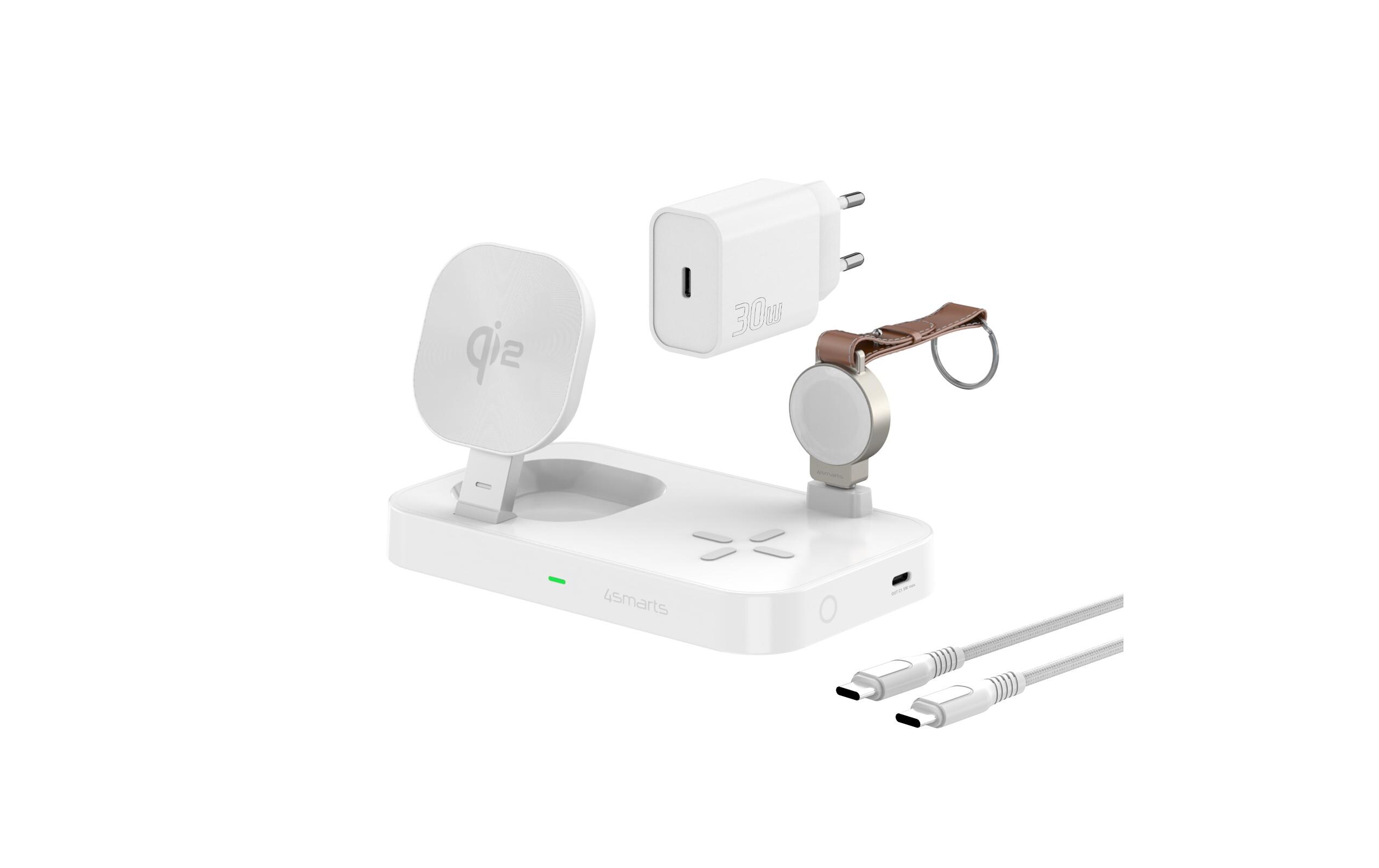 Wireless Charger Qi2 Ladestation TridentQi2-Ladestation Trident mit Ladegerät für Apple-Geräte