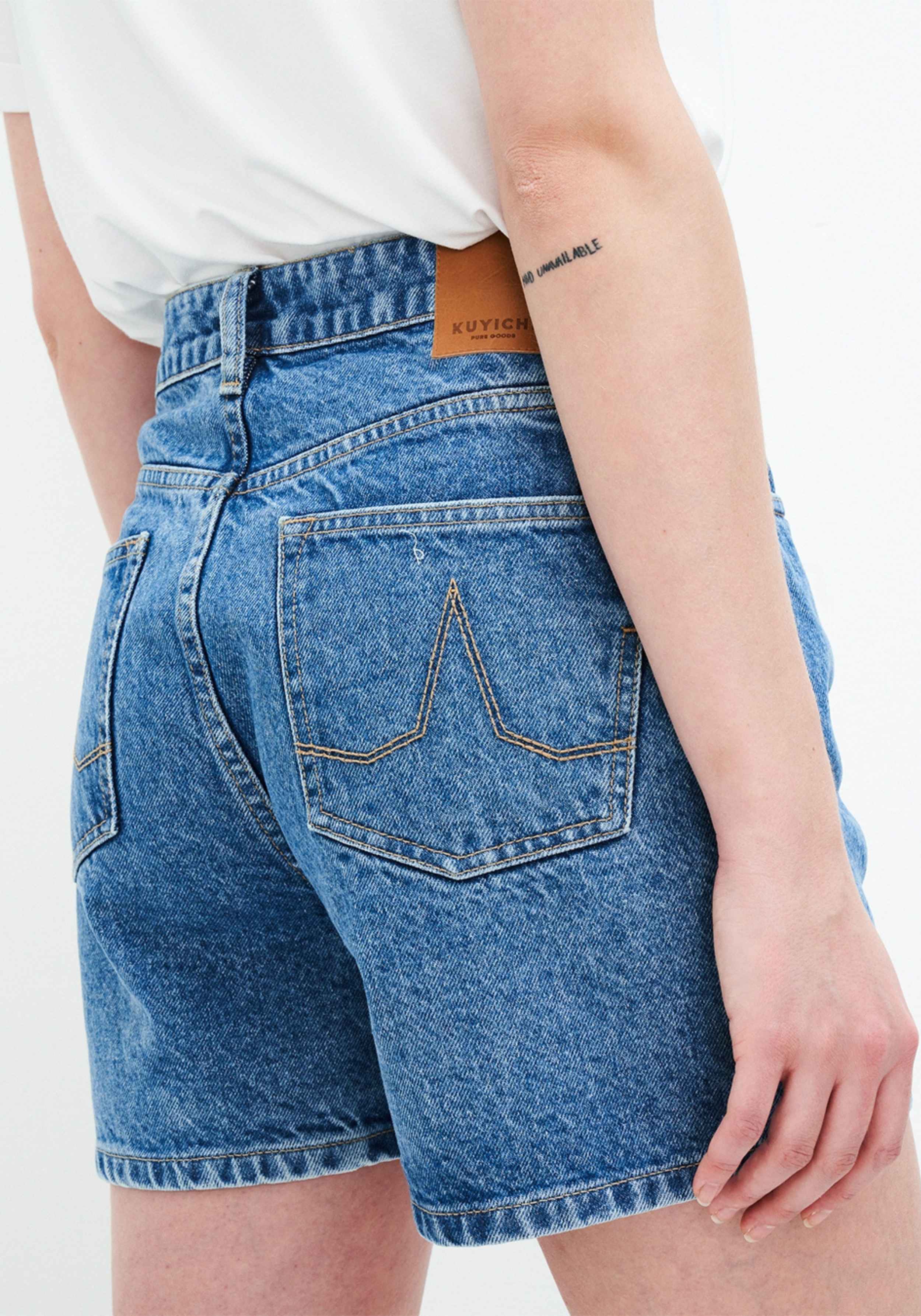 Kuyichi Jeans-Shorts Demi Short Vintage Blue