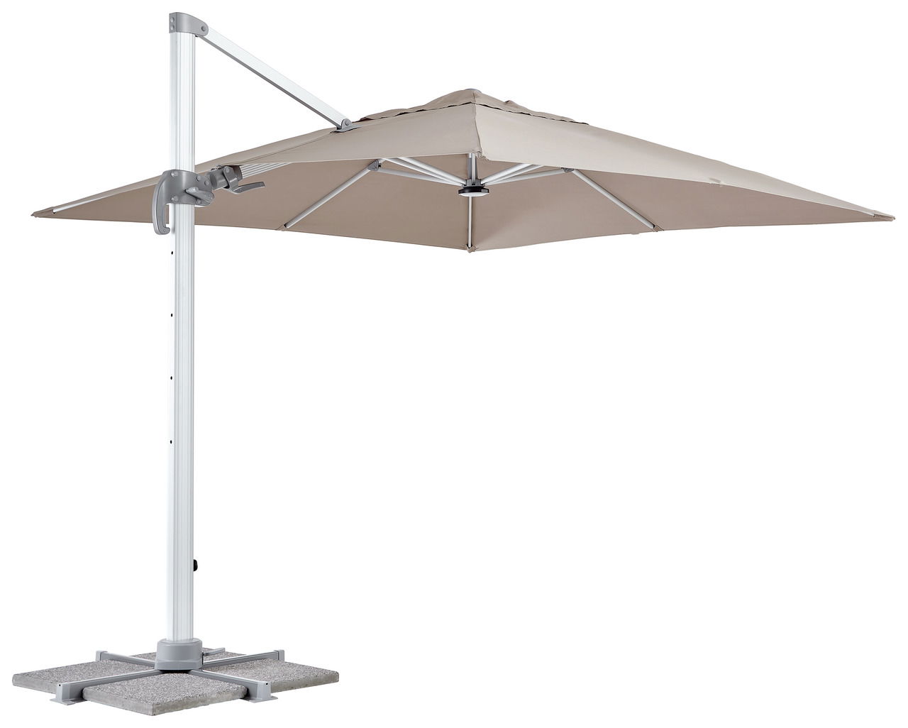 Ambia Garden Ampelschirm BIG ROMA LED