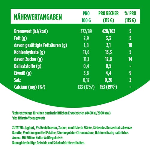 ACTIVIA Heidelbeere