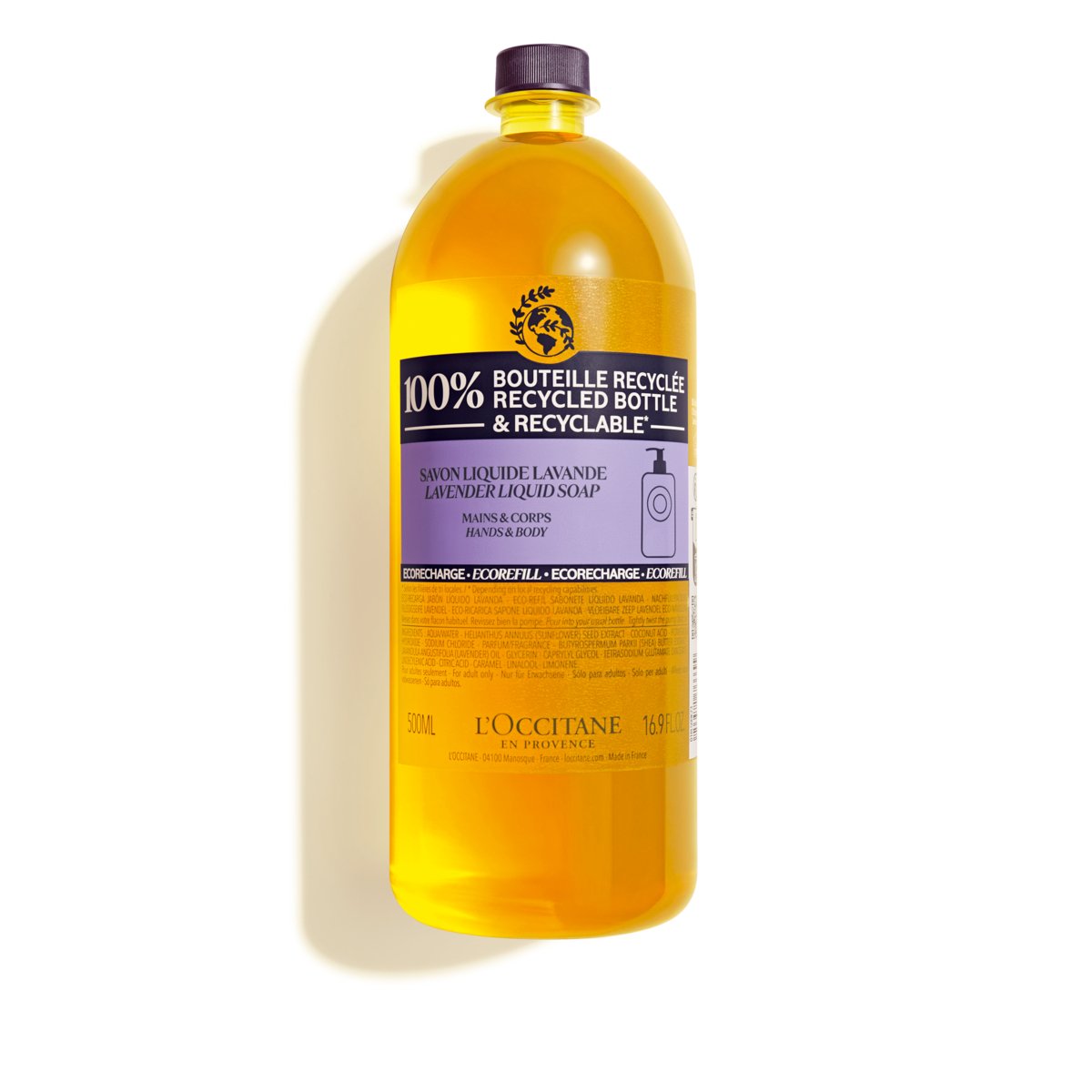 L'Occitane Shea  Liquid Soap Lavender Eco Refill 500ml
