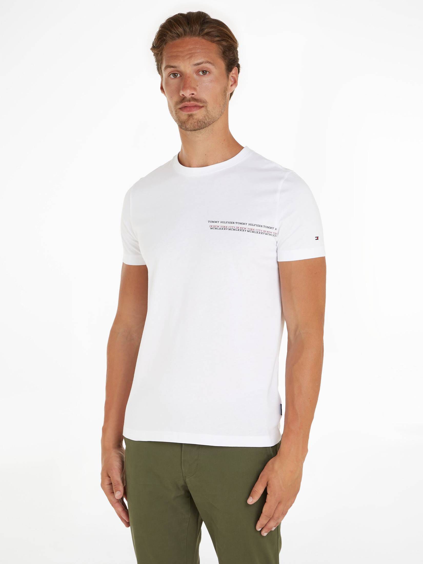Tommy Hilfiger| Herren T-Shirt MONOTYPE