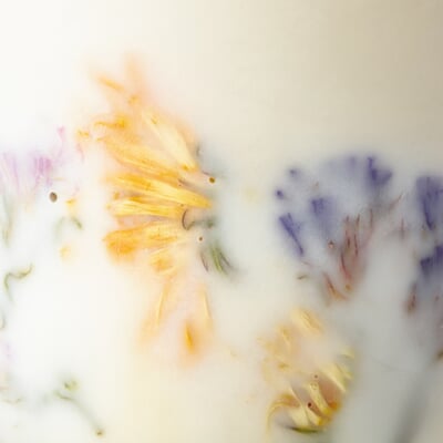 Kerze mit Duft, Rosen