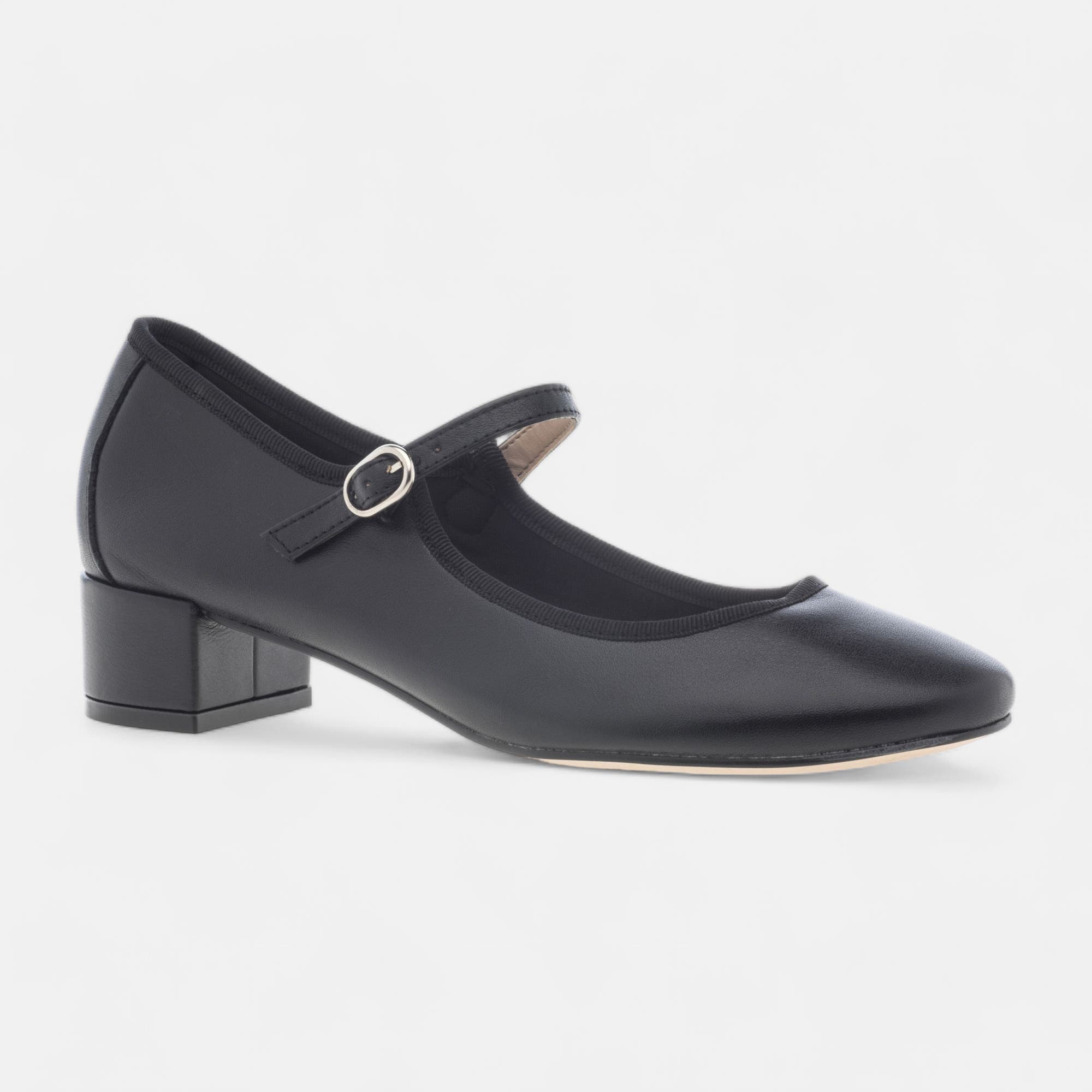 Escarpins Femme en cuir noir