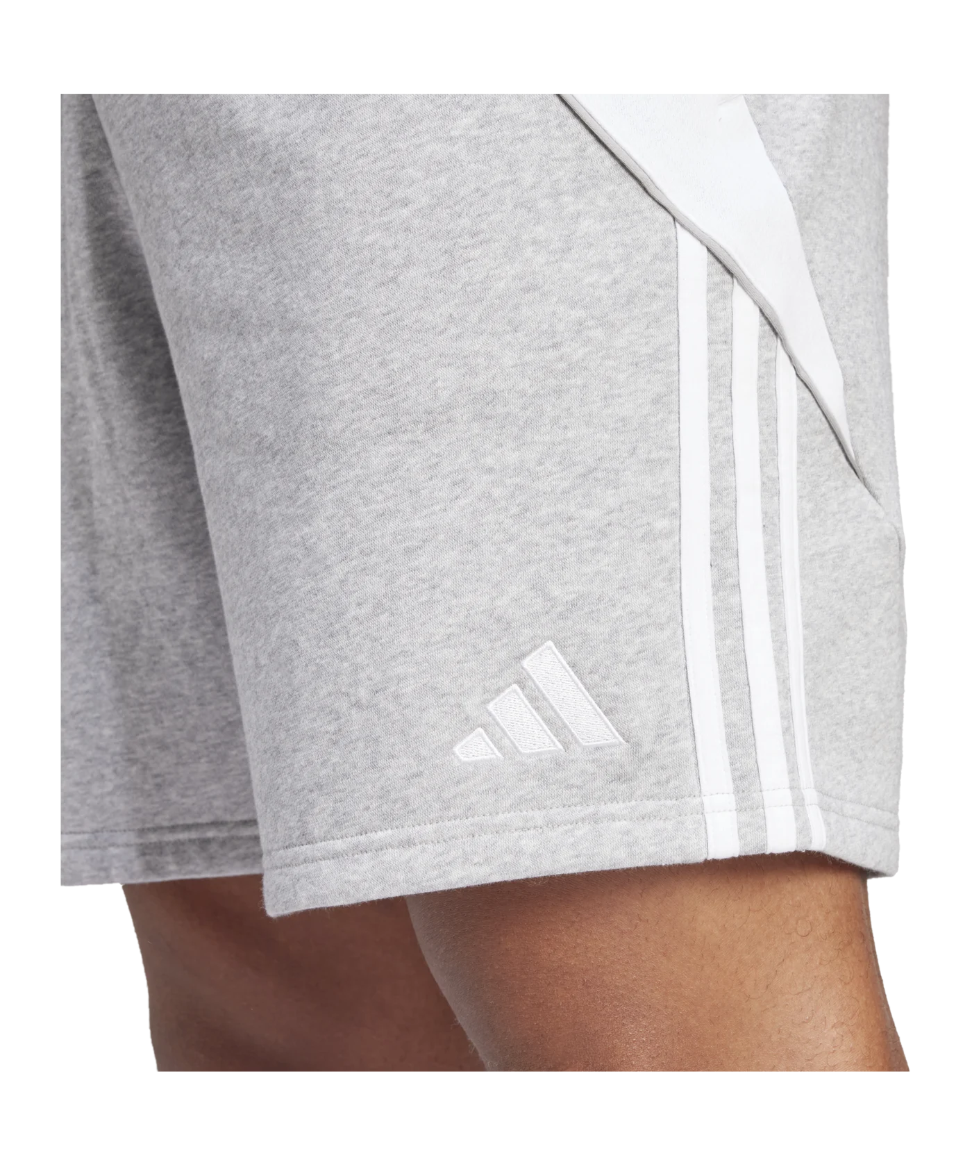 adidas Tiro 24 Short Grau Weiss