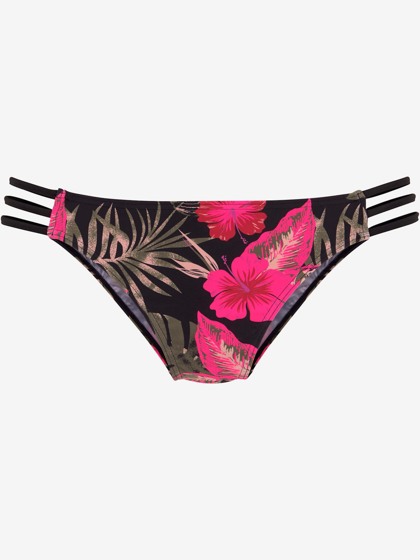 Bas de maillot de bain imprimé tropical